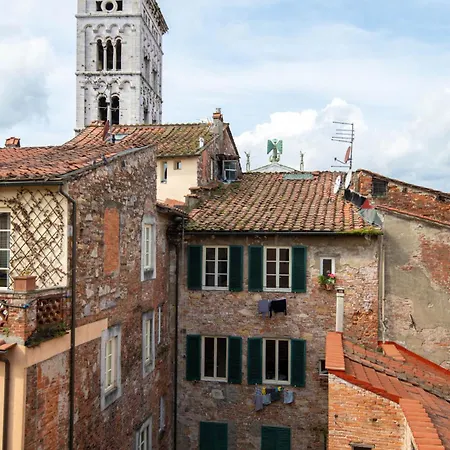 Lägenhet Clocktower Penthouse, 4th Floor With Terrace Lucca